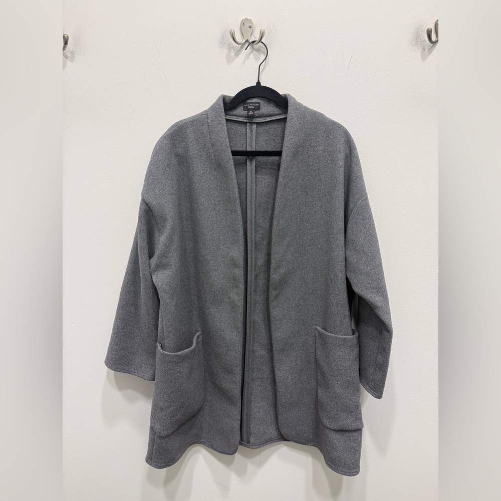 Ann Taylor Charcoal Women's Cape Jacket